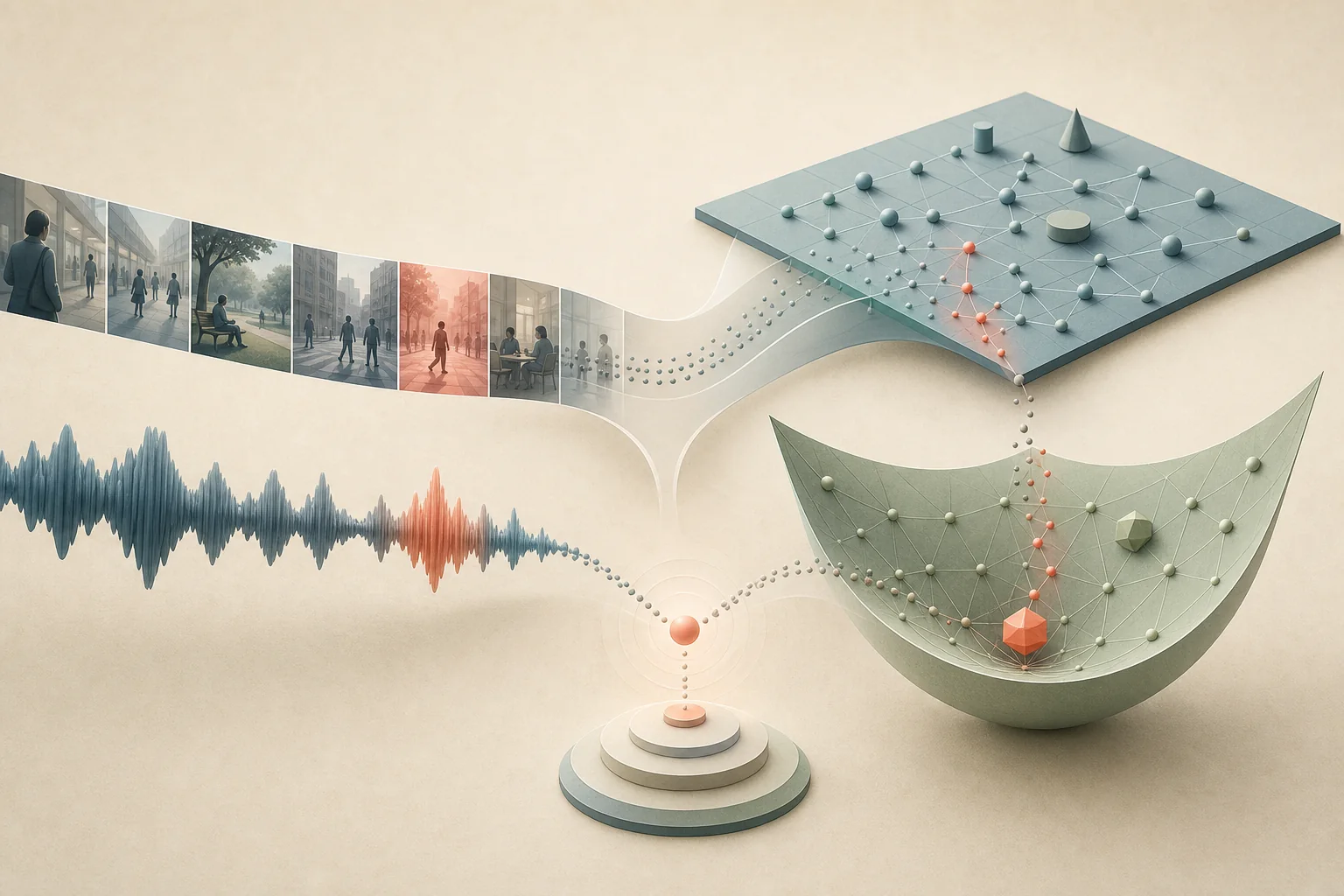 Dual Space Embedding Learning for Weakly Supervised Audio-Visual Violence Detection